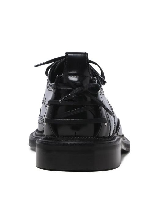 Stringate Con Dettaglio Brogue di Simone Rocha in Black da Uomo