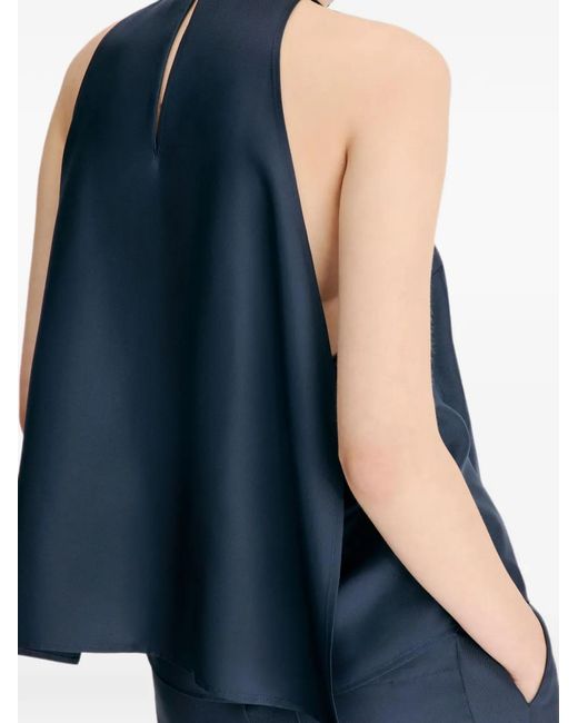 Loulou de Saison Blue Cami Silk Top