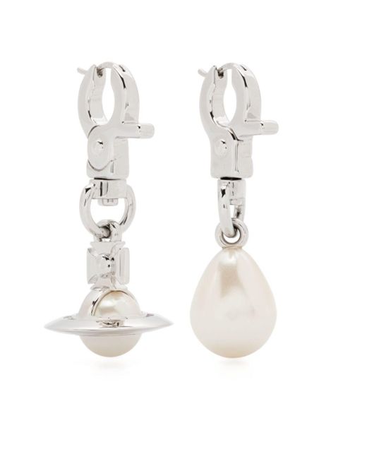 Vivienne Westwood Claude ピアス White