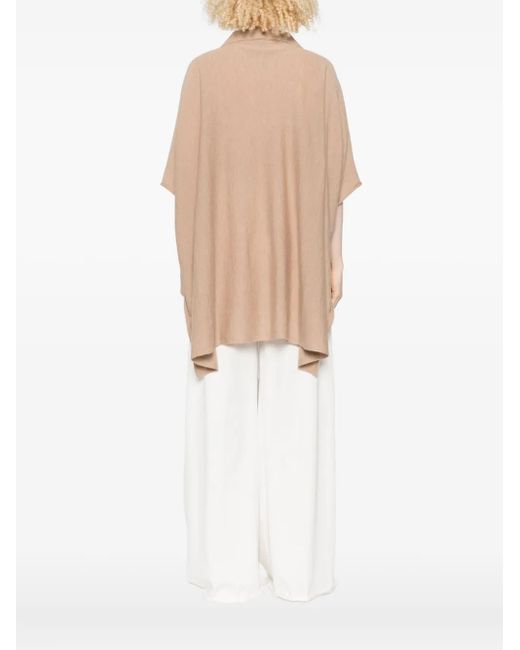 Liviana Conti Natural Layered Wool Sweater