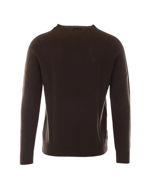 Dondup Black Ribbed-Trim Sweater for men