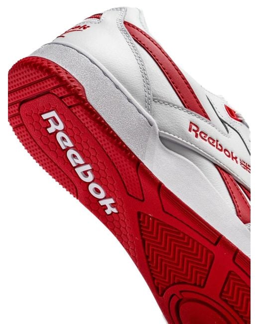 Reebok White Bb 4000 Ii /Vector" Sneakers for men