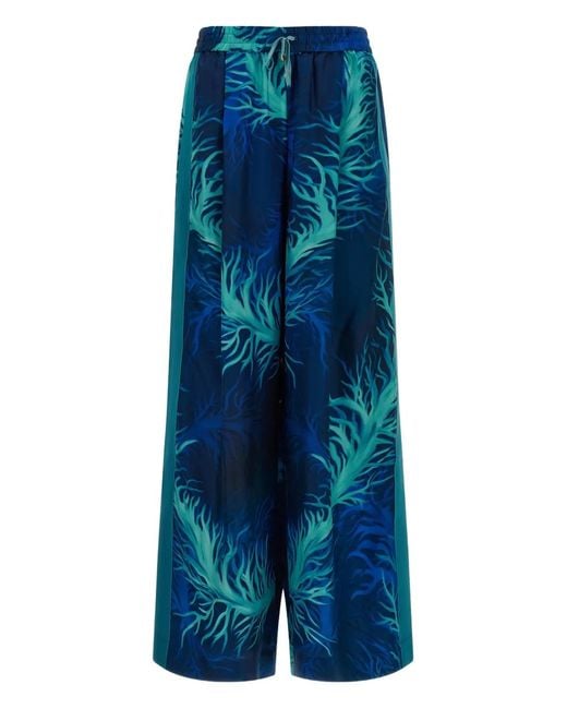 F.R.S For Restless Sleepers Blue Asteria Drawstring-Waist Trousers