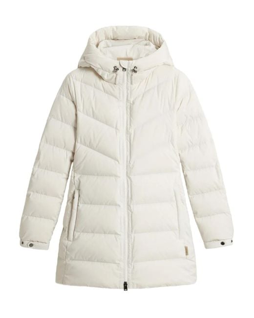 Woolrich White Shirley Down Jacket