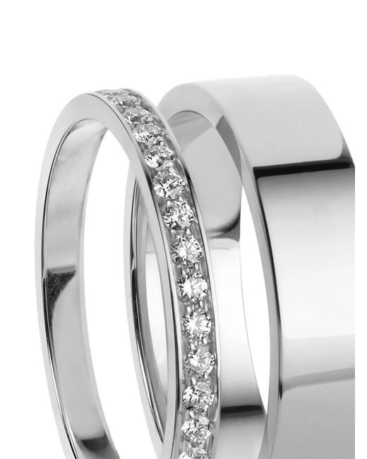 Repossi Gray Berbere Diamond Double Ring