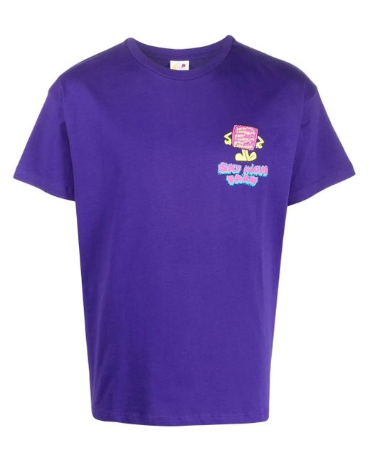 Sky High Farm T-Shirt Mit Logo-Print in Purple für Herren
