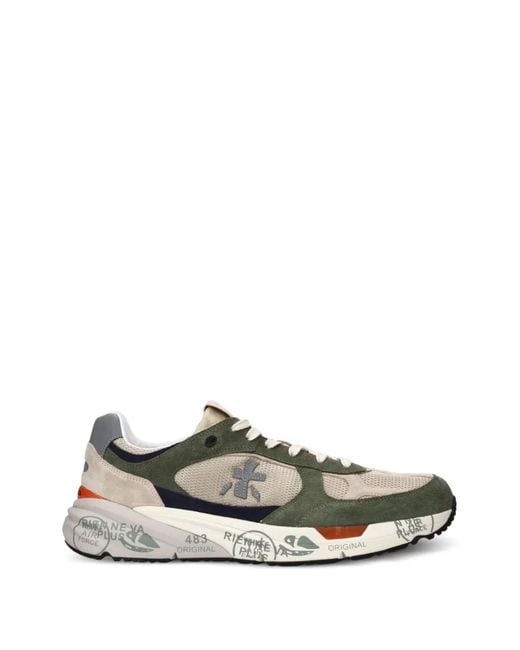 Premiata White Mase Sneakers for men