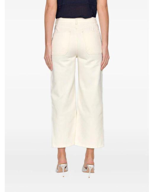 CHRISTY LYNN White Dorian Pocket-Detail Trousers