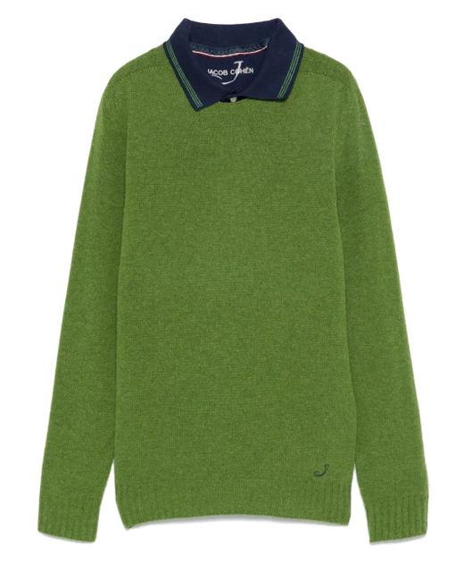 Jacob Cohen Set Aus Pullover Und Poloshirt in Green für Herren