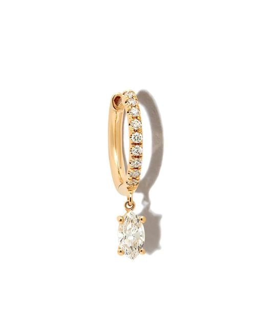 Anita Ko White 18Kt Diamond Hoop Earring
