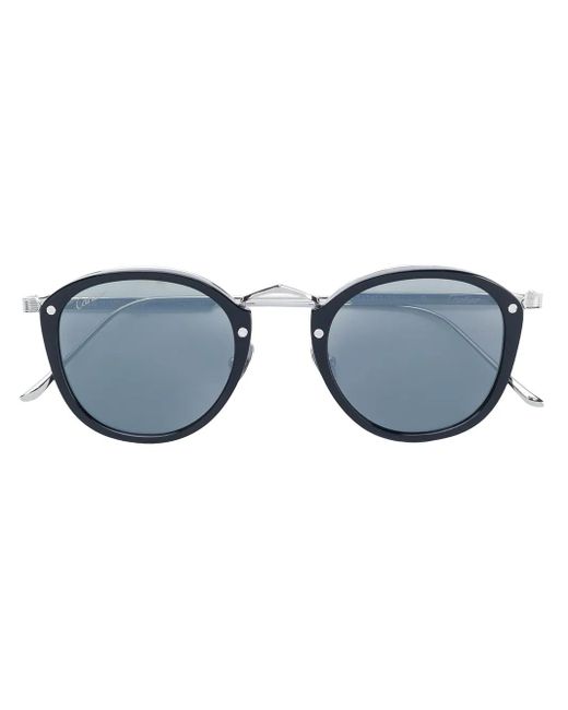Cartier ラウンド眼鏡フレーム Blue
