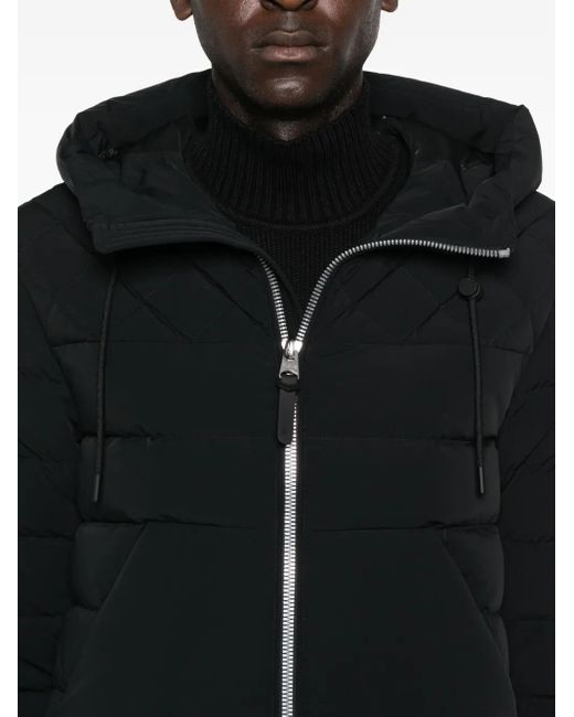 Mackage Black Zip-Up Bomber Jacket for men
