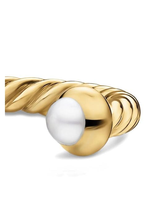 David Yurman Metallic Micro Cablespira Flex Open Ring