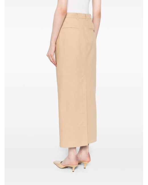 Wardrobe NYC Natural Drill Column Maxi Skirt