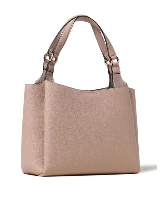 Twinset Pink Double-Handle Tote Bag