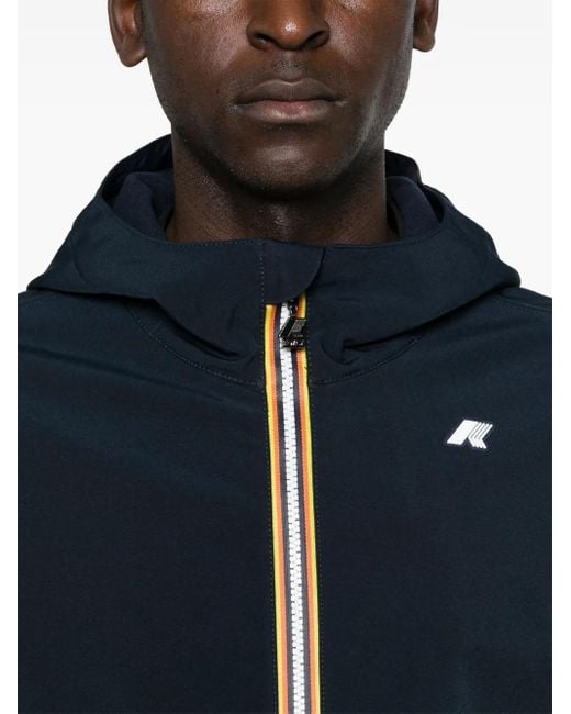 K-Way Blue Jacko Bonded Jacket for men
