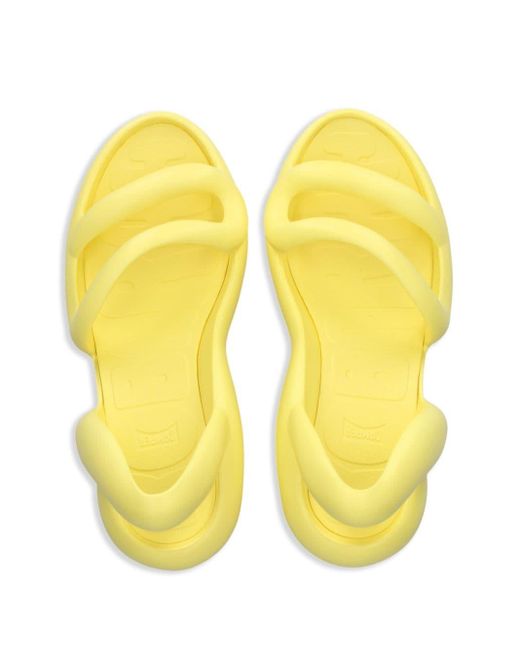Camper Yellow Kobarah 85mm Slingback Sandals