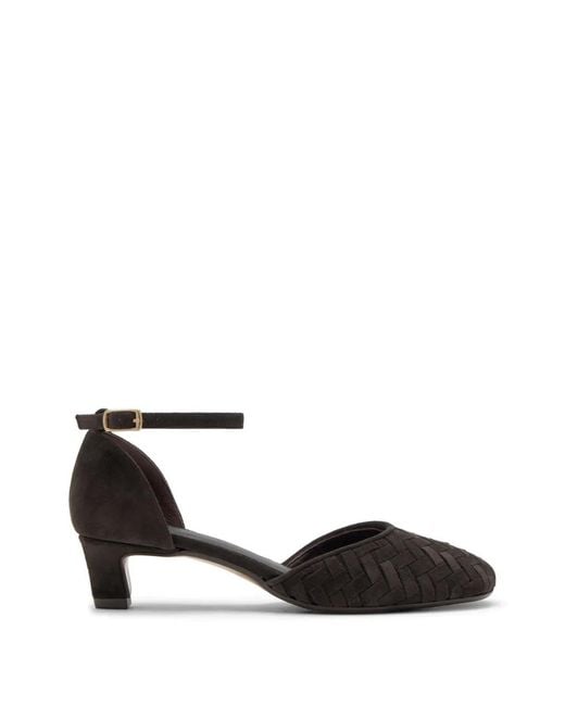 Castaner Black Artemisa Intrecciato Pumps