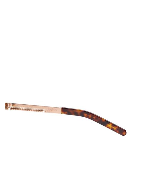 Jean Paul Gaultier Brown Round-Frame Sunglasses