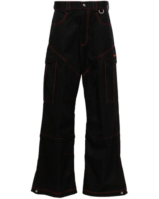 Off-White c/o Virgil Abloh Black Cargo Pants for men