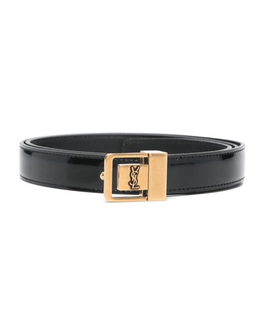 Saint Laurent Black La 66 Belt