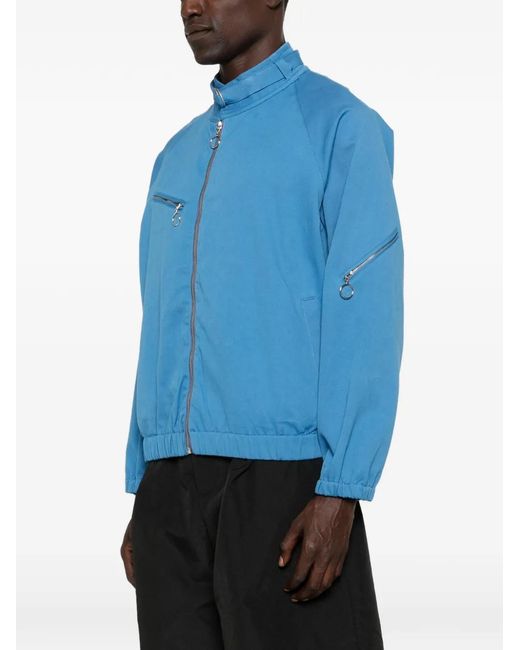 NAMACHEKO Blue Zip-Up Jacket for men