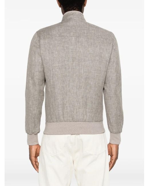 Chaqueta Con Cremallera Arte' de hombre de color White
