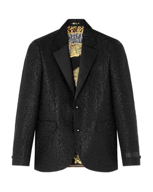 Versace Sakko mit Leoparden-Print in Black für Herren