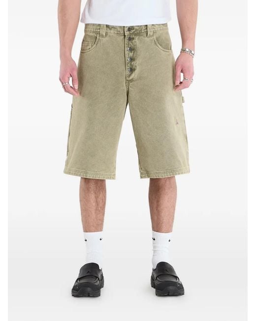 Roa Natural Ash Canvas Shorts for men