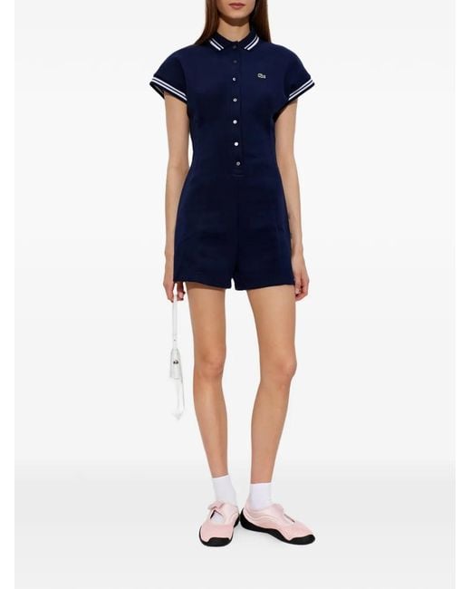 Lacoste Pink Low Mystere Mesh-Panel Touch-Strap Sneakers