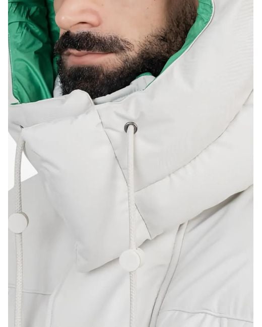 メンズ Lacoste キルティング コート White