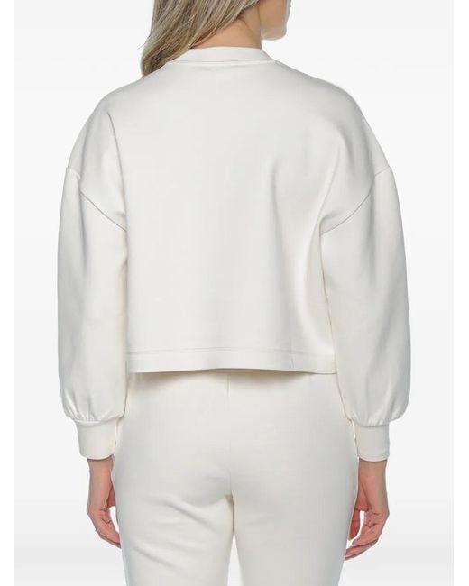 ARMANI EXCHANGE Gray Logo-Embellished Sweatshirt