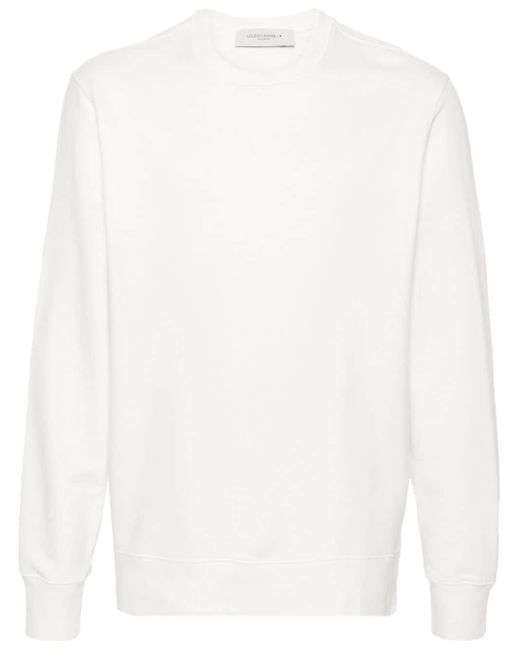 Golden Goose Deluxe Brand White Drop-shoulder Cotton Sweatshirt for men