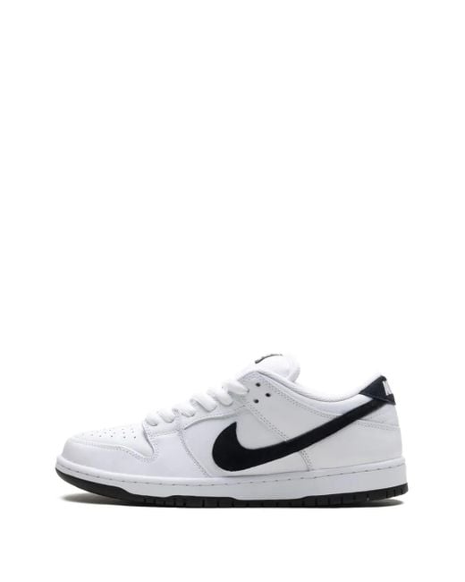 Nike White Sb Dunk Low Sneakers for men