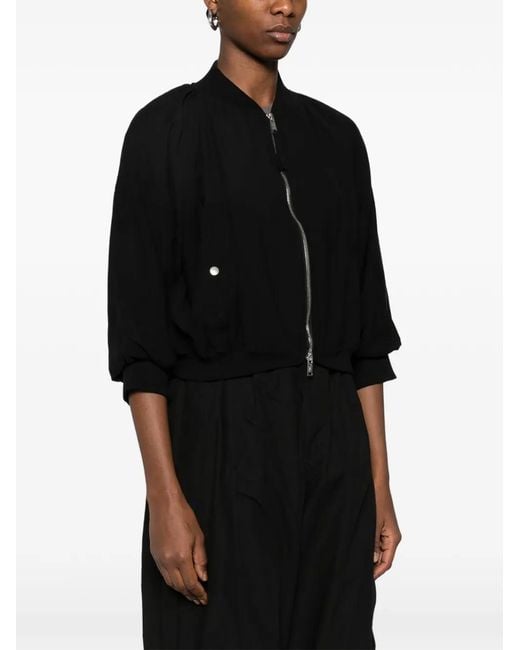 Thom Krom Black Veste À Fermeture Zippée