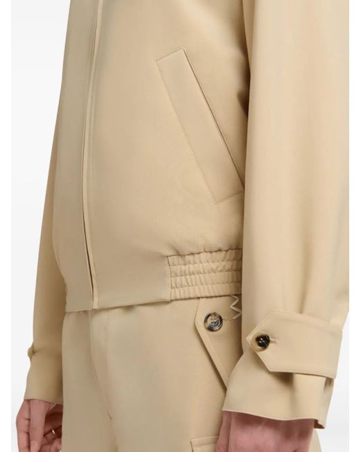 Giacca Con Logo Ricamato di Marni in Natural da Uomo