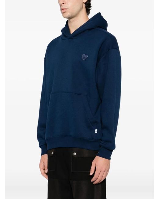 Izzue Blue Slogan-Print Sweatshirt for men