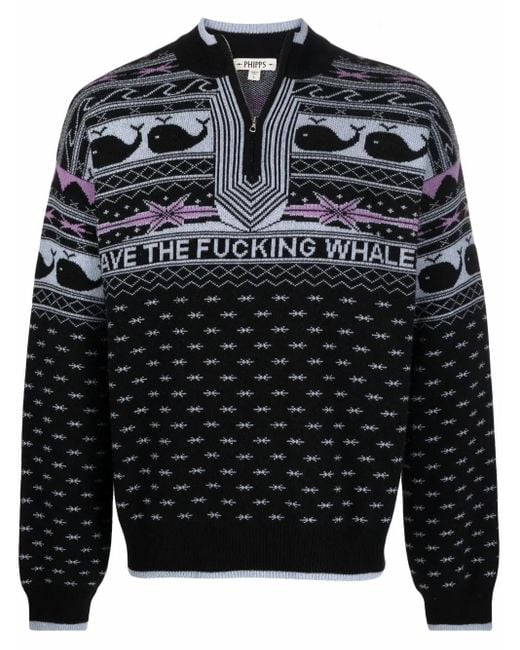 Pull Save The Whales Phipps pour homme en coloris Black