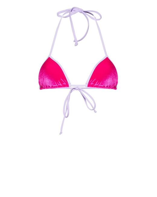 Mc2 Saint Barth Pink Leah Triangel-Bikinioberteil