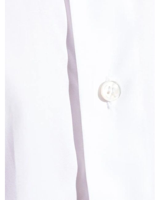 メンズ Brioni ボタン シャツ White