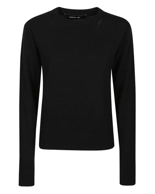 FEDERICA TOSI クルーネック セーター Black