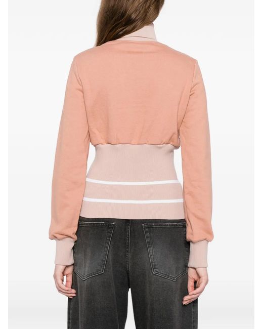 Off-White c/o Virgil Abloh Pink Sweat Cheerleader Côtelé