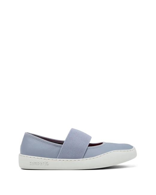 Camper White Peu Touring Ballet Flats