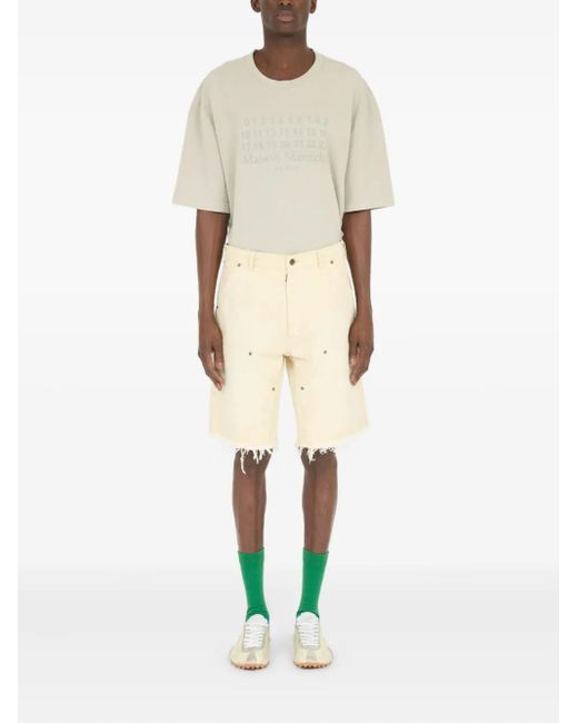 Maison Margiela Natural Denim Shorts for men