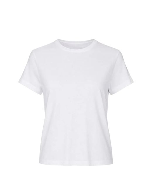 Agolde White Crew-Neck T-Shirt