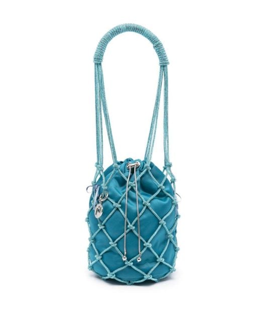 Rosantica Blue Small Capri Bucket Bag