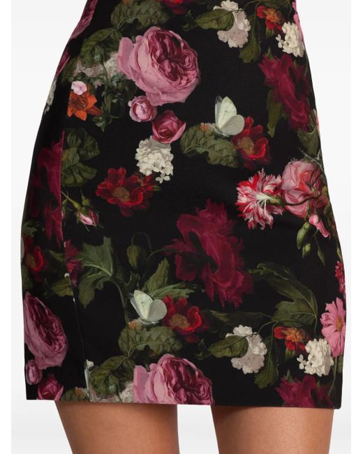 Alice + Olivia Black Kelly Mini Dress