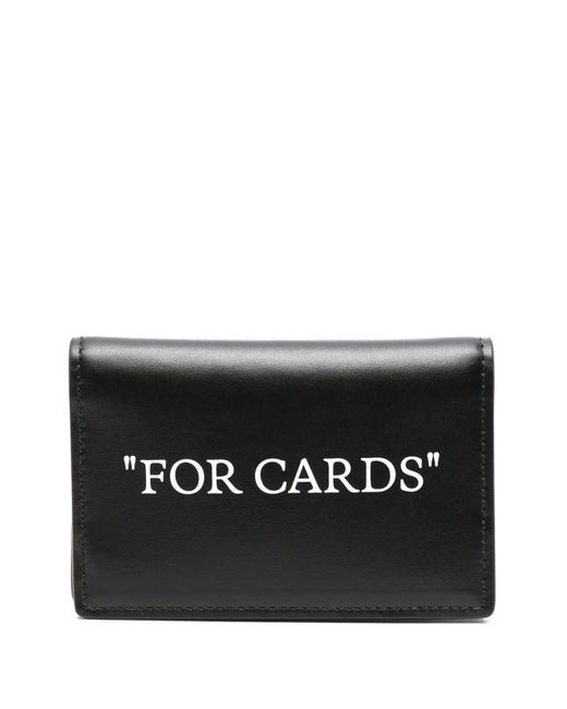 'Quote' Documents Holder di Off-White c/o Virgil Abloh in Black da Uomo