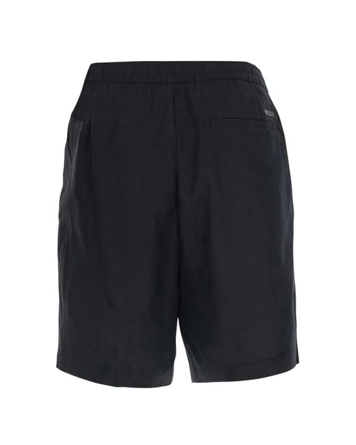 Calvin Klein Blue Short À Taille Élastiquée for men