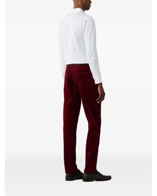 Hackett Red Trinity Corduroy Trousers for men
